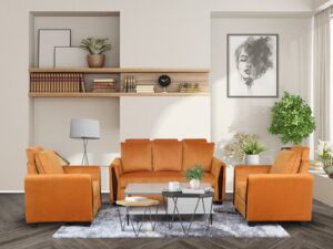 21/16 FABRIC SOFA SET