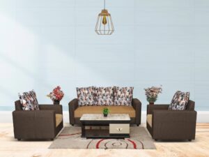 BOX MODEL FABRIC SOFA SET