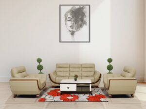 GABANA LEATHERETTE SOFA SET