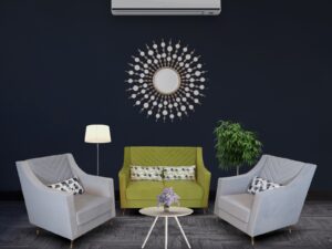 SLEEK FABRIC SOFA SET