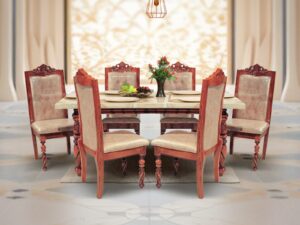 BUTTERFLY MARBLE DINNING TABLE