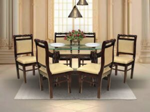 TWO PILLAR DINING TABLE