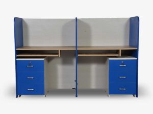 TWO SEATER WORKSTATION(BLUE)