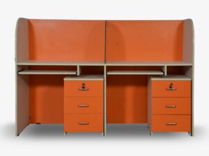 TWO SEATER WORKSTATION(ORANGE)