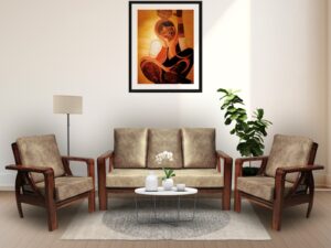 KEIN REPPER WOODEN SOFA SET