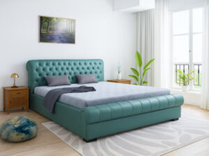 LEATHER BED-1 KING SIZE